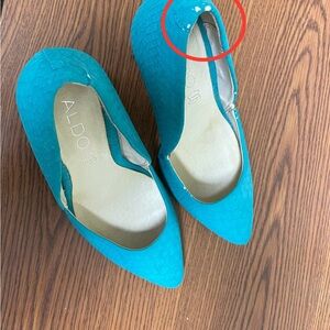 ALDO Turquoise Heels